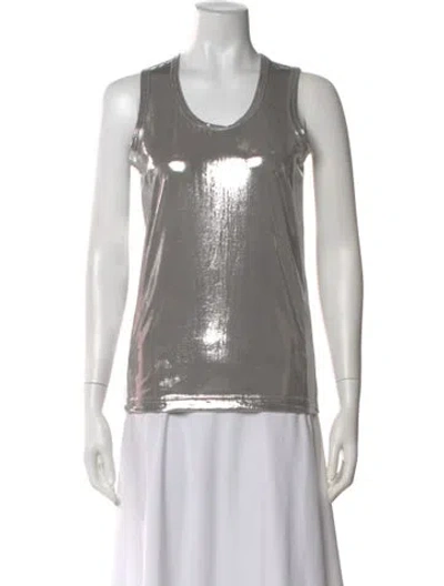 Pre-owned Junya Watanabe Crew Neck Sleeveless Top In Gray