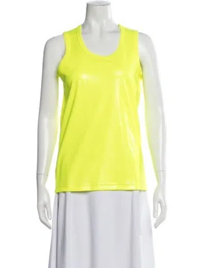 Pre-owned Junya Watanabe Crew Neck Sleeveless Top In Green