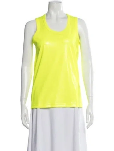 Pre-owned Junya Watanabe Crew Neck Sleeveless Top In Green