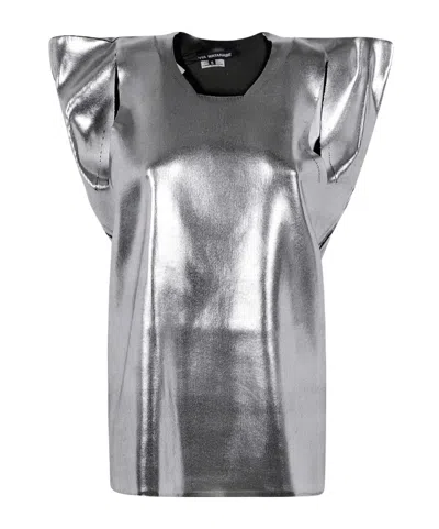 Junya Watanabe Crew Neck Sweater In Silver