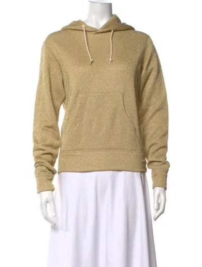 Pre-owned Junya Watanabe Crew Neck Sweater In Gold/metallic