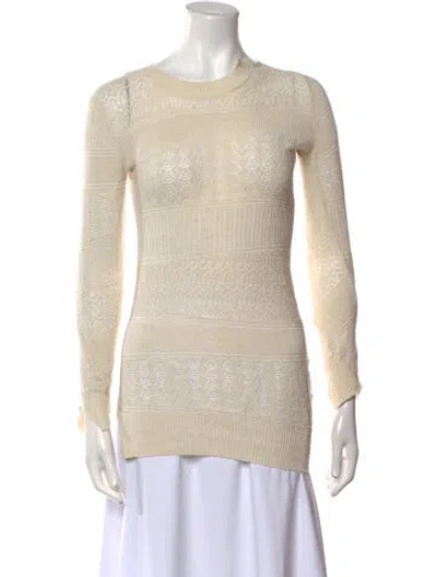 Pre-owned Junya Watanabe Crew Neck Sweater In Neutral