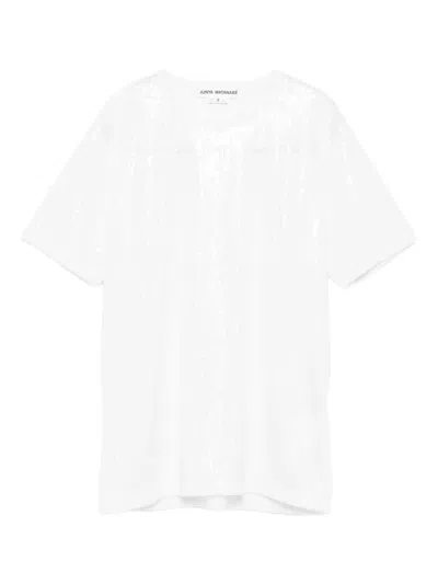 Junya Watanabe Crew-neck T-shirt In White