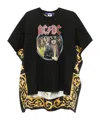 Junya Watanabe Acdc Printed T-shirt In Black
