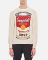 Junya Watanabe 'campbell's Soup Can' Pullover In White