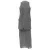 Junya Watanabe Crinkled Deconstructed Pullover Vest In Grey