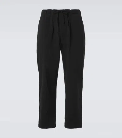 Junya Watanabe Cropped Straight Pants In Black