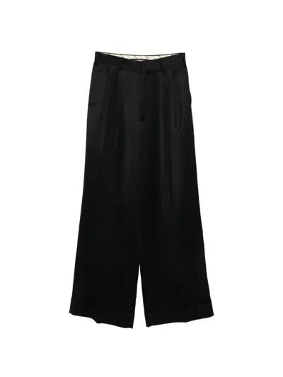 Junya Watanabe Cuffed Trousers In Black