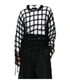 Junya Watanabe Cutout Poncho In Black