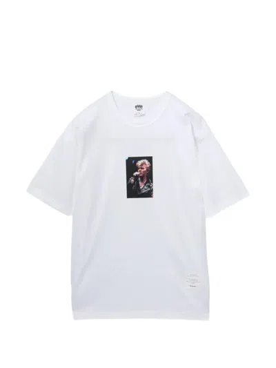 Junya Watanabe David Bowie Graphic-print T-shirt In White