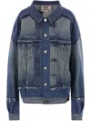 Junya Watanabe Long Sleeve Denim Jacket In Blue