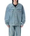 Junya Watanabe Oversized Denim Jacket Long Sleeves In Blue