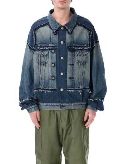 Junya Watanabe Denim Jacket In Blue
