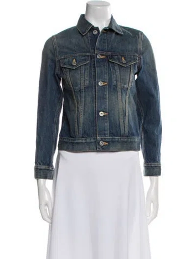 Pre-owned Junya Watanabe Denim Jacket In Blue