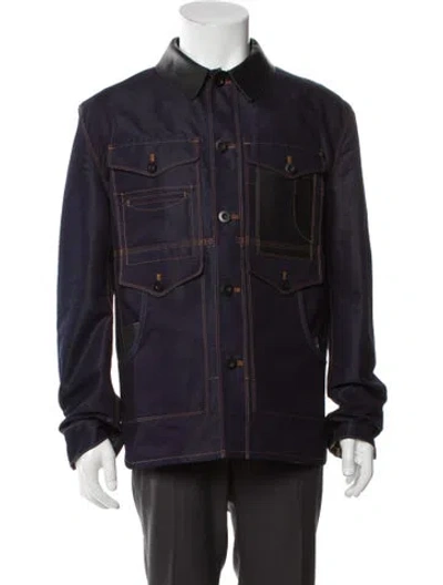 Pre-owned Junya Watanabe Denim Jacket In Blue