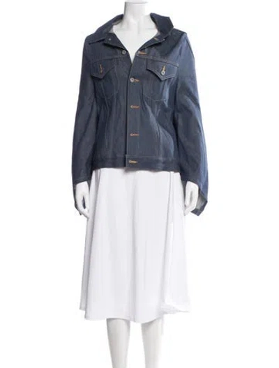 Pre-owned Junya Watanabe Denim Jacket In Blue
