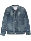 Junya Watanabe Denim Trucker Jacket In Blue