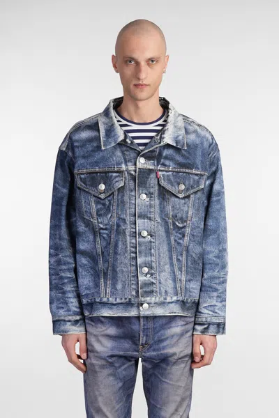 Junya Watanabe Denim Jackets In Blue Cotton