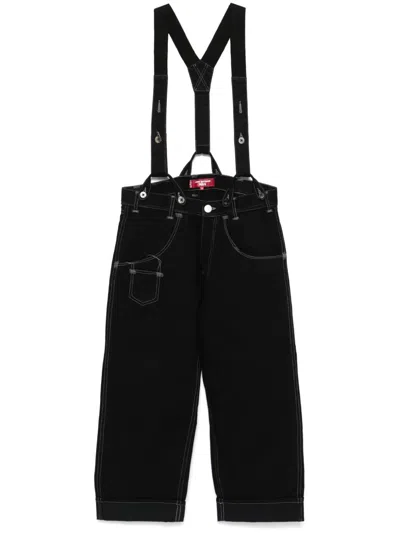 Junya Watanabe Denim Overalls In Black