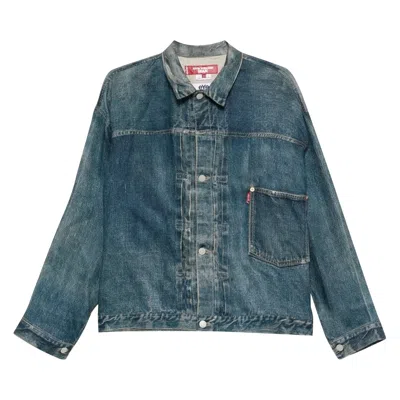 Pre-owned Junya Watanabe Denim Style Blouson 'indigo' | Blue | Men's Size L
