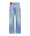Junya Watanabe Denim Trousers With Belt Loops In Blue