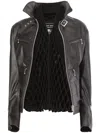 Junya Watanabe Diamond Concertina Jacket In Gray