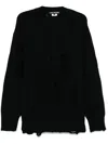 Junya Watanabe Stretch Fitted T-shirt In Black