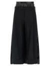 Junya Watanabe Double Layer Trousers In Black