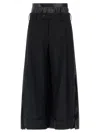 Junya Watanabe Double Layer Trousers In Black