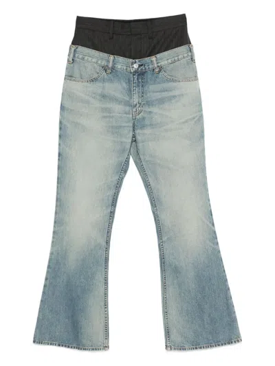 Junya Watanabe Double-waist Jeans In Blue