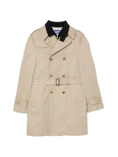 Junya Watanabe Double-breasted Trench Coat In Neutral