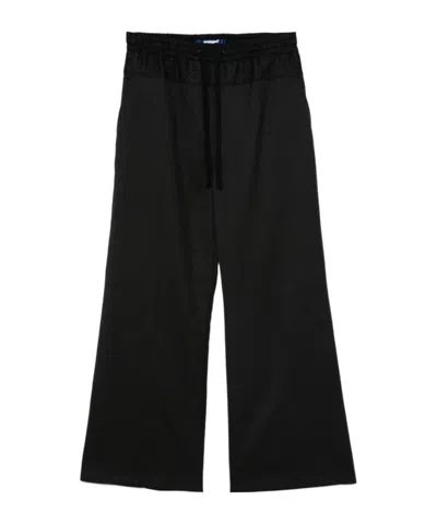 Junya Watanabe Drawstring Waist Casual Pants In Black