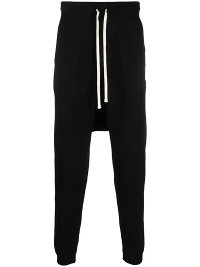 Junya Watanabe Drawstring-waist Drop-crotch Trousers In Black