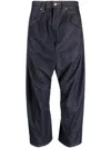 Junya Watanabe Drop-crotch Cropped Jeans