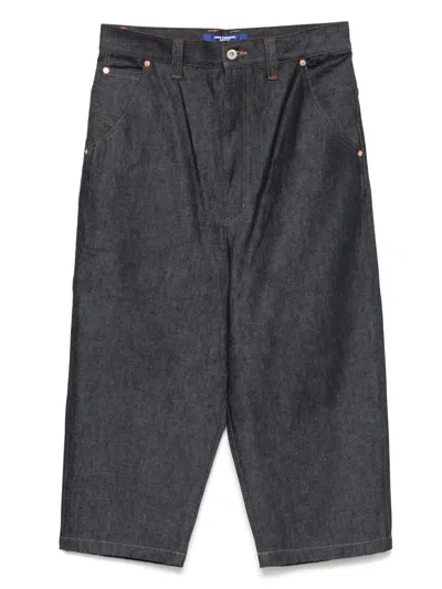 Junya Watanabe Drop-crotch Jeans In Blue