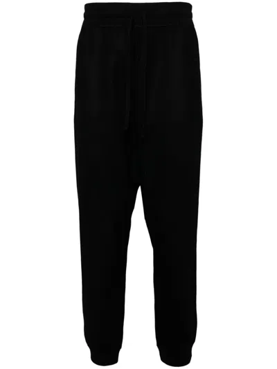 Junya Watanabe Drop Crotch Trousers In Black