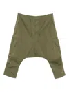 Junya Watanabe Drop-crotch Trousers In Green