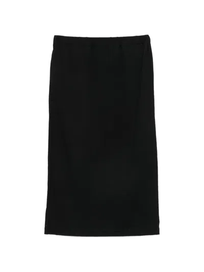 Junya Watanabe Elasticated-waist Midi Skirt In Blue