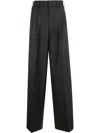 Junya Watanabe Elegant Women's Wool Trousers For Fw24 In Black