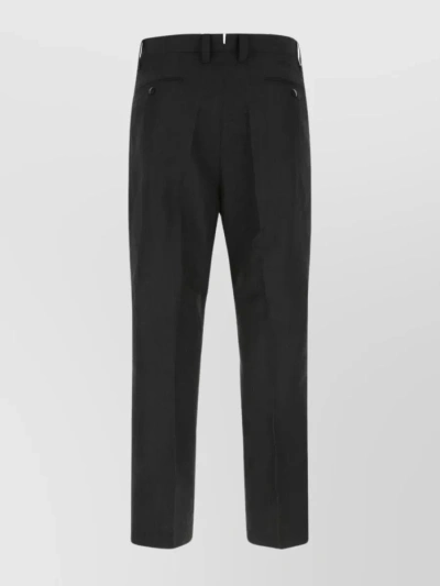 Junya Watanabe Embellished Polyester Blend Pant With Belt Loops In Black