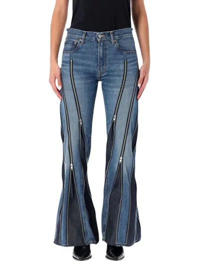 Junya Watanabe Experimental Straight-leg Denim In Multi
