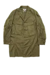 Junya Watanabe Eye  Man Rebuild By Needles Multi Pocket Duster Coat Khaki In Green