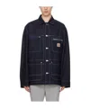 Junya Watanabe Indigo Carhartt Work In Progress Edition Denim Jacket In Black