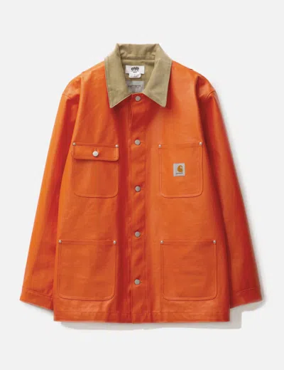 Junya Watanabe Eye  Man X Carhartt Worker Jacket In Orange