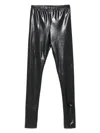 Junya Watanabe Faux-leather Leggings In Black