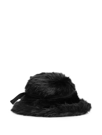 Junya Watanabe Faux-fur Hat In Gold