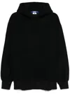Junya Watanabe Felted Hoodie In Black