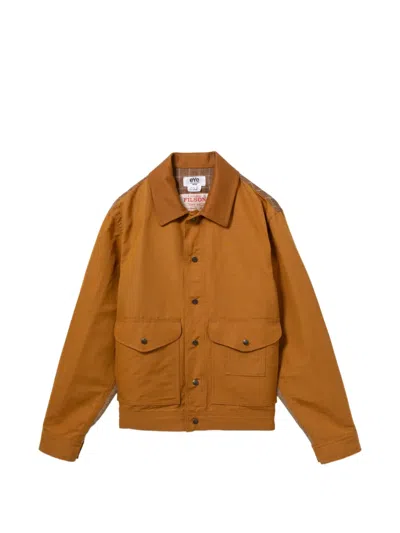 Junya Watanabe Filson Checked Jacket In Brown