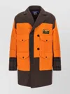 Junya Watanabe Filson Collaboration Patchwork Design Coat In Orange