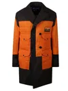 Junya Watanabe Filson Collaboration Patchwork Design Coat In Orange